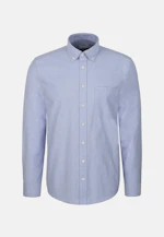 Regular Casual shirt Uni in Mittelblau |  Seidensticker Onlineshop