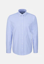 Regular Casual Hemd Uni in Mittelblau |  Seidensticker Onlineshop