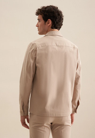 Regular Surchemise Uni in Marron |  Seidensticker Onlineshop