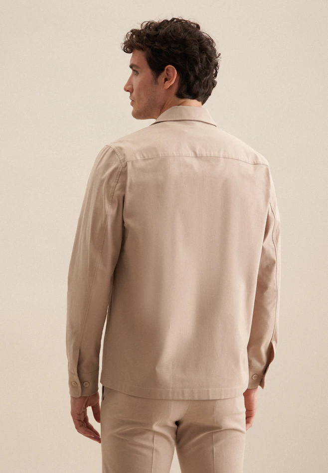 Regular Surchemise Uni dans Marron | Boutique en ligne Seidensticker