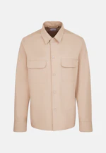 Regular Overshirt Uni in Braun |  Seidensticker Onlineshop
