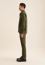 Regular Overshirt Uni in Grün |  Seidensticker Onlineshop