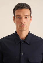 Regular Overshirt Uni in Dunkelblau |  Seidensticker Onlineshop