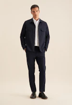 Regular Overshirt Uni in Dunkelblau |  Seidensticker Onlineshop