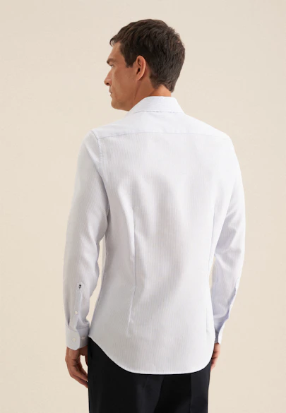 Slim Business Hemd Struktur in Hellblau |  Seidensticker Onlineshop