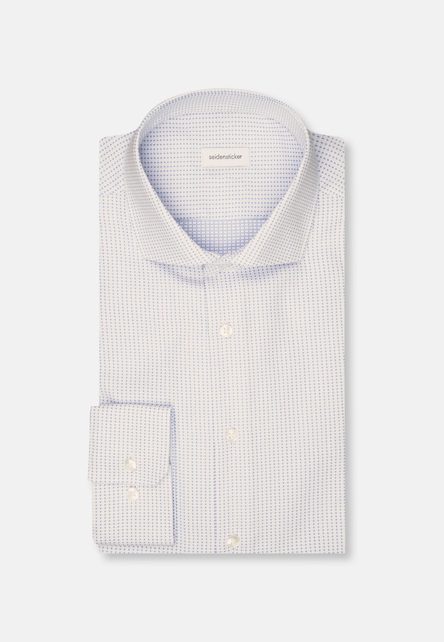 Slim Business shirt Structure in Light Blue |  Seidensticker Onlineshop