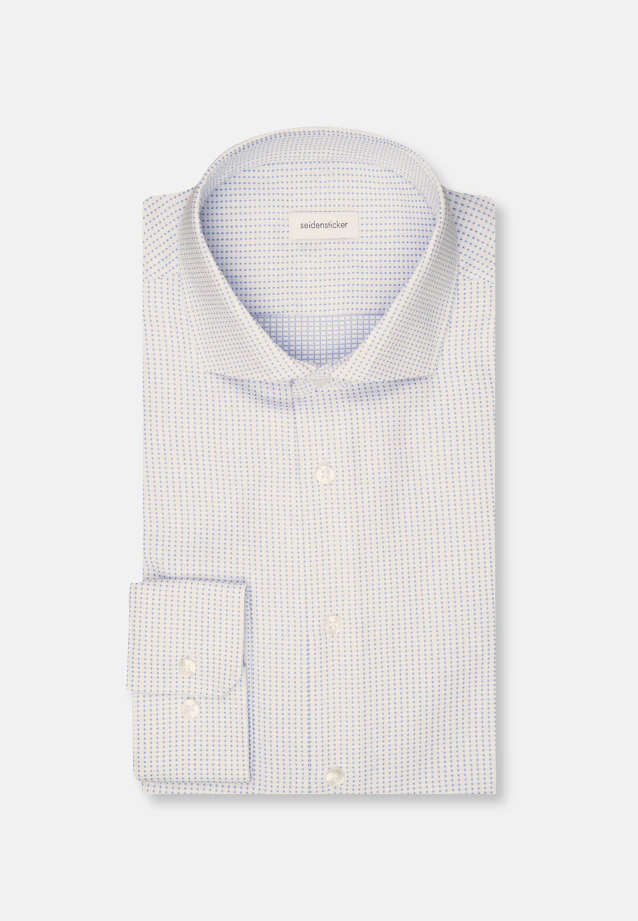 Slim Chemise d'affaires Structure in Bleu Clair |  Seidensticker Onlineshop