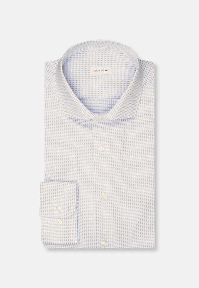 Slim Chemise d'affaires Structure dans Bleu Clair | Boutique en ligne Seidensticker