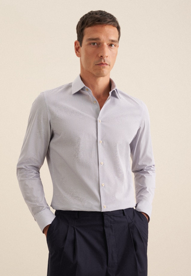 Slim Chemise d'affaires Imprimé in Beige |  Seidensticker Onlineshop