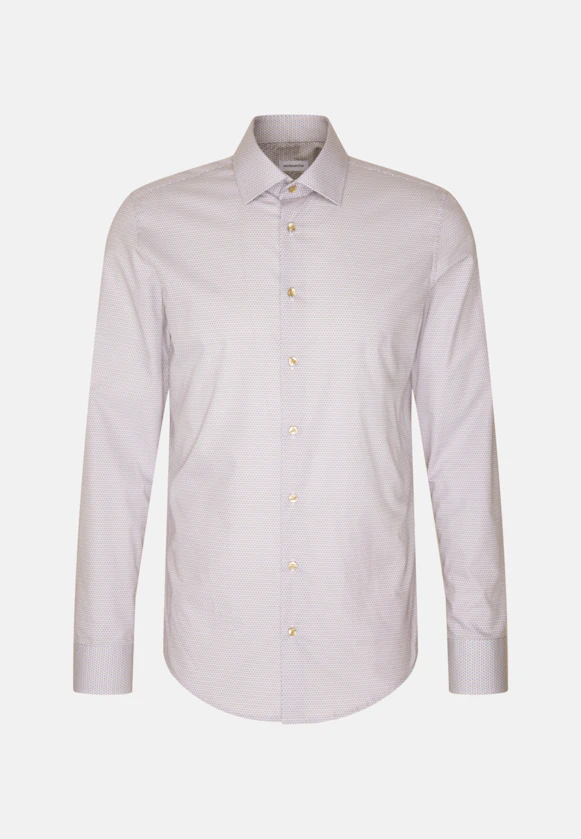 Slim Chemise d'affaires Imprimé in Beige |  Seidensticker Onlineshop