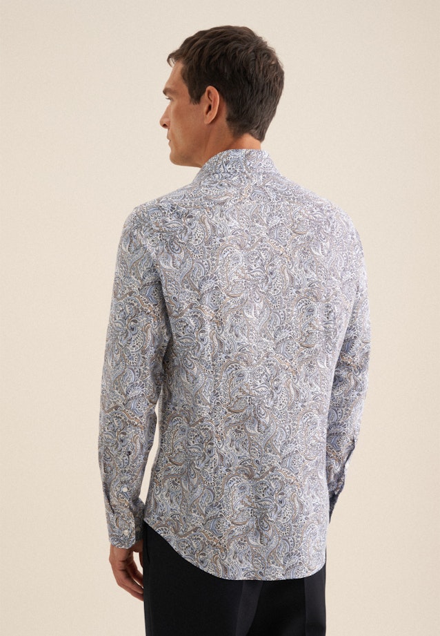 Slim Business Hemd Floral in Hellblau |  Seidensticker Onlineshop