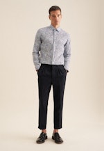 Slim Business Hemd Floral in Hellblau |  Seidensticker Onlineshop