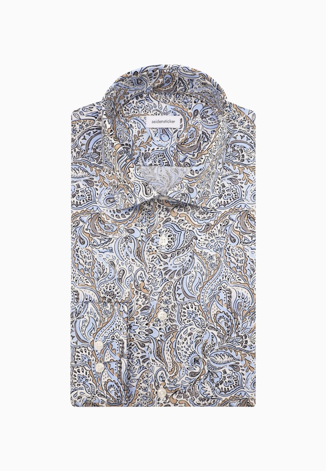 Slim Business Hemd Floral in Hellblau |  Seidensticker Onlineshop