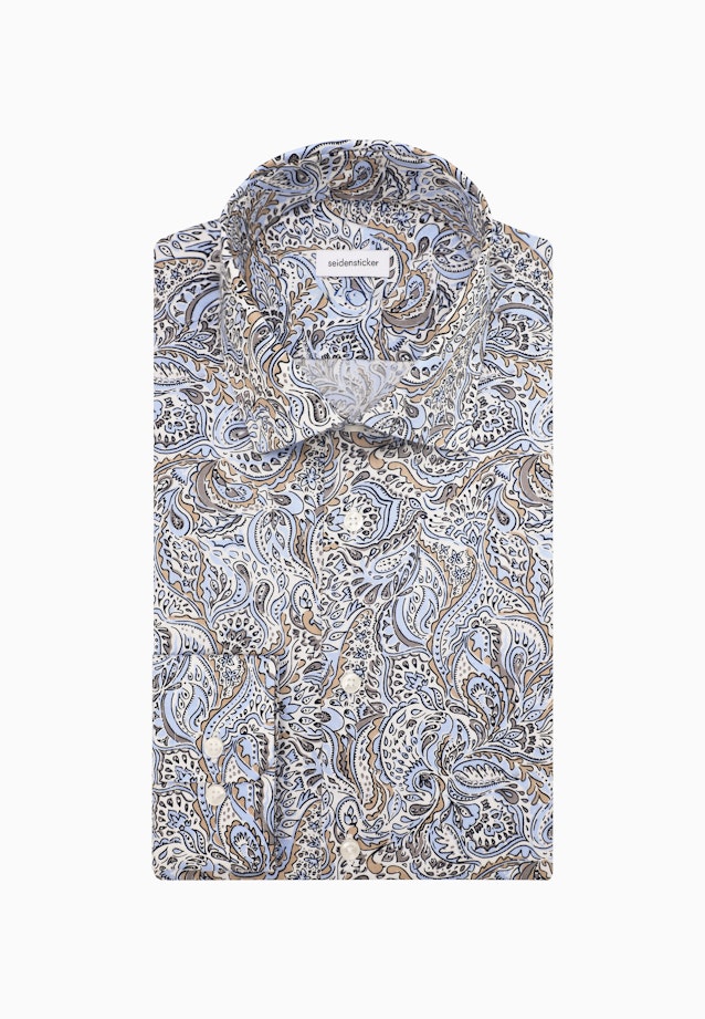 Slim Chemise d'affaires Floral in Bleu Clair |  Seidensticker Onlineshop