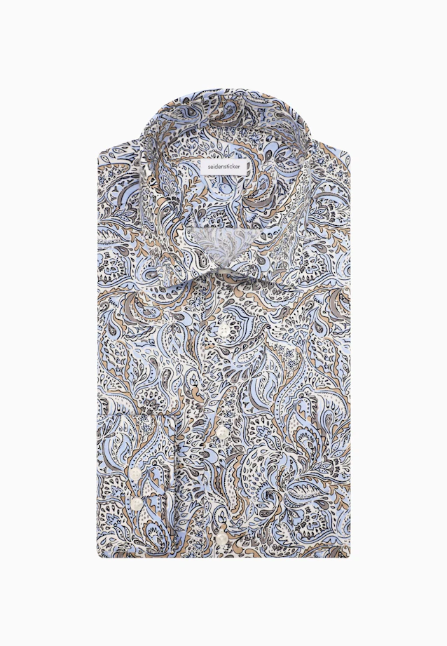 Slim Business Hemd Floral in Hellblau |  Seidensticker Onlineshop