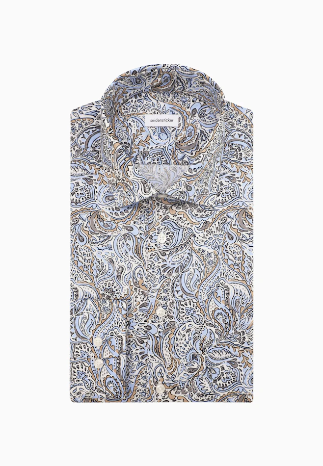 Slim Chemise d'affaires Floral dans Bleu Clair | Boutique en ligne Seidensticker