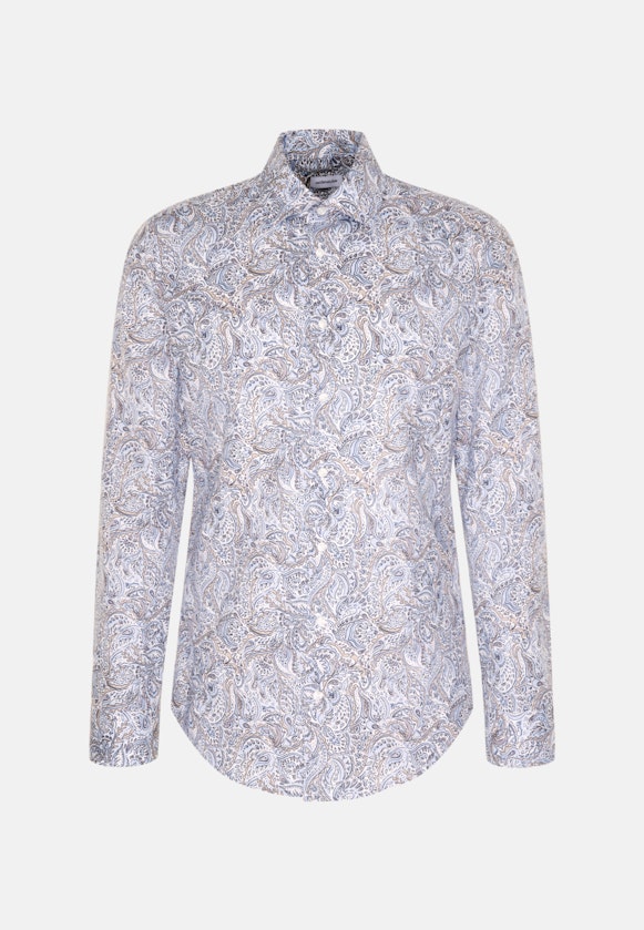 Slim Business Hemd Floral in Hellblau |  Seidensticker Onlineshop