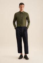 Slim Chemise d'affaires Uni in Vert |  Seidensticker Onlineshop