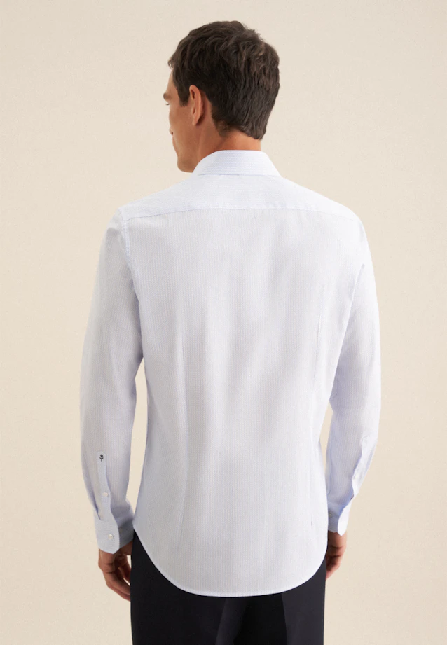 Slim Chemise d'affaires Imprimé in Bleu Clair |  Seidensticker Onlineshop