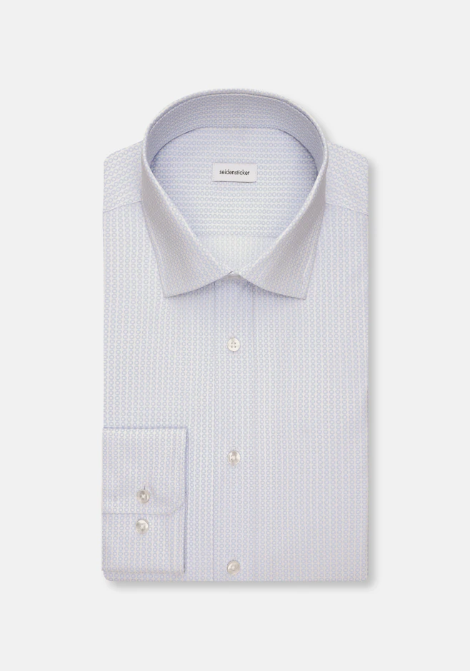 Slim Chemise d'affaires Imprimé dans Bleu Clair | Boutique en ligne Seidensticker