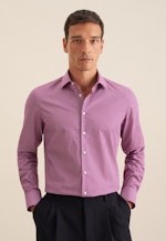 Slim Business Hemd Druck in Rosa/Pink |  Seidensticker Onlineshop