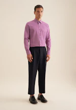 Slim Business Hemd Druck in Rosa/Pink |  Seidensticker Onlineshop
