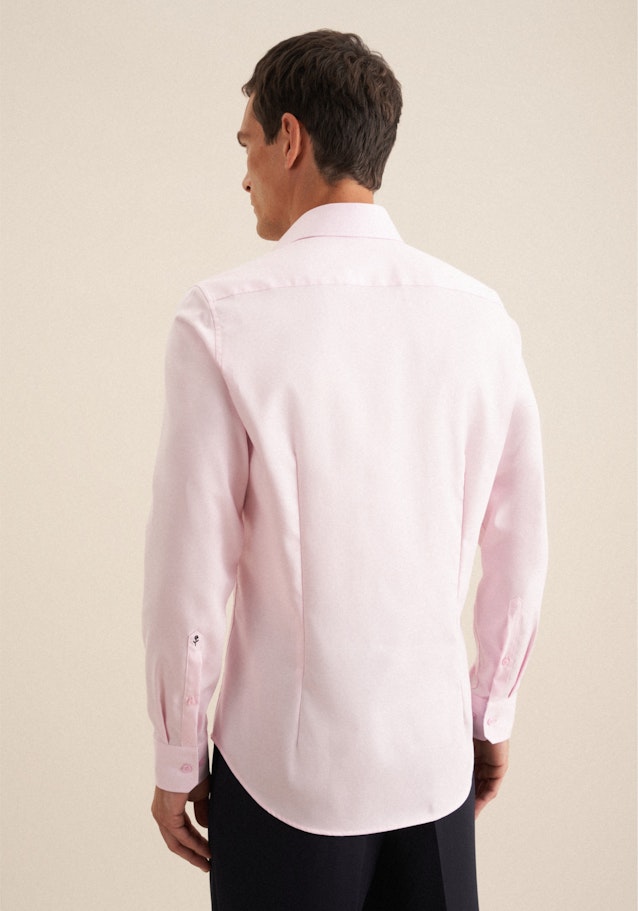 Slim Chemise d'affaires Uni in Rose Fuchsia | Seidensticker Onlineshop