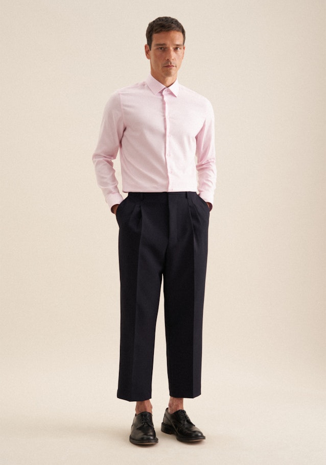 Slim Chemise d'affaires Uni in Rose Fuchsia | Seidensticker Onlineshop