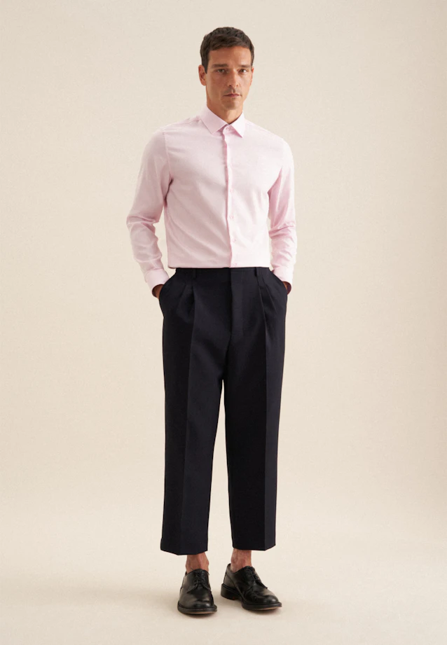 Slim Chemise d'affaires Uni in Rose Fuchsia |  Seidensticker Onlineshop