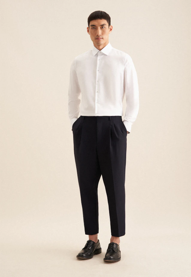 Slim Business Hemd Uni in Weiß |  Seidensticker Onlineshop
