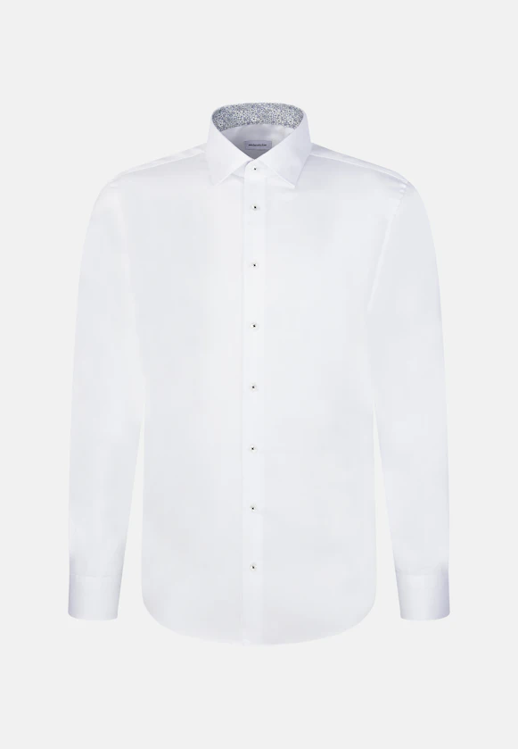 Slim Business Hemd Uni in Weiß |  Seidensticker Onlineshop