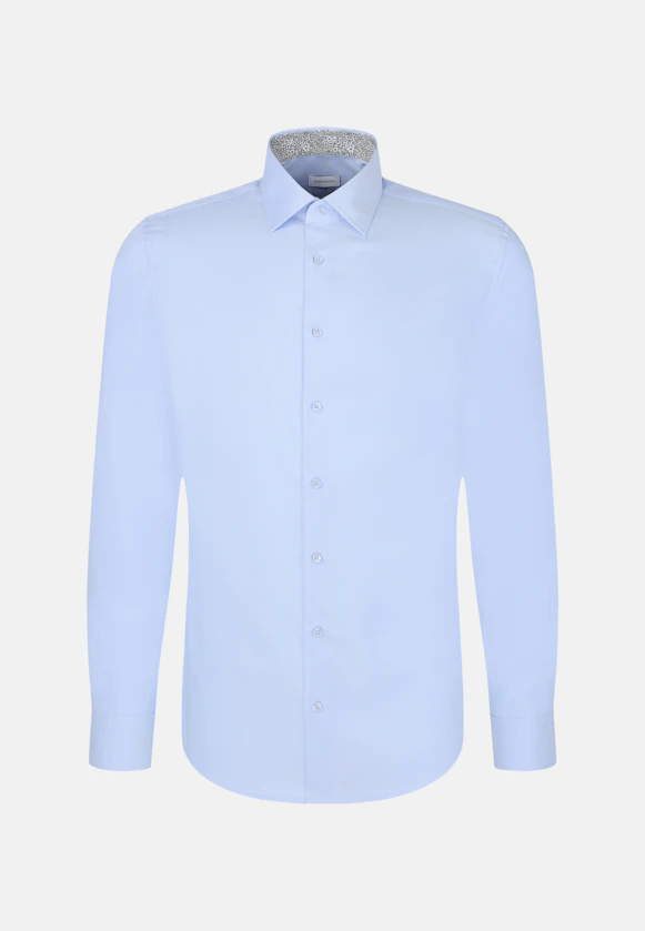 Slim Chemise d'affaires Uni in Bleu Clair |  Seidensticker Onlineshop