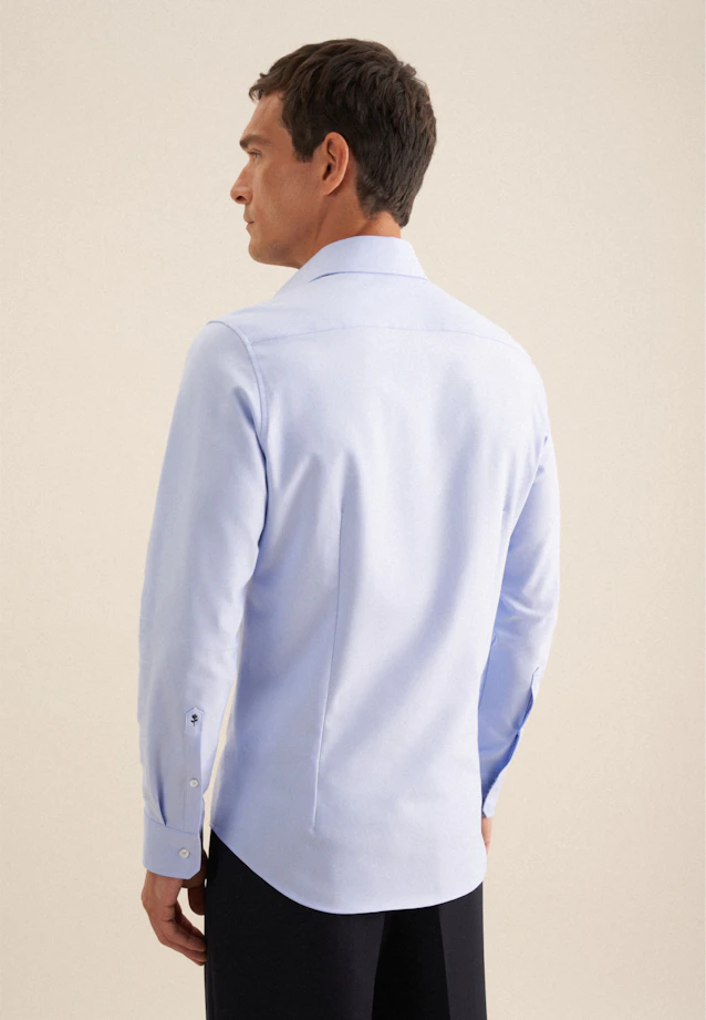 Slim Chemise Performance Uni in Bleu Clair |  Seidensticker Onlineshop