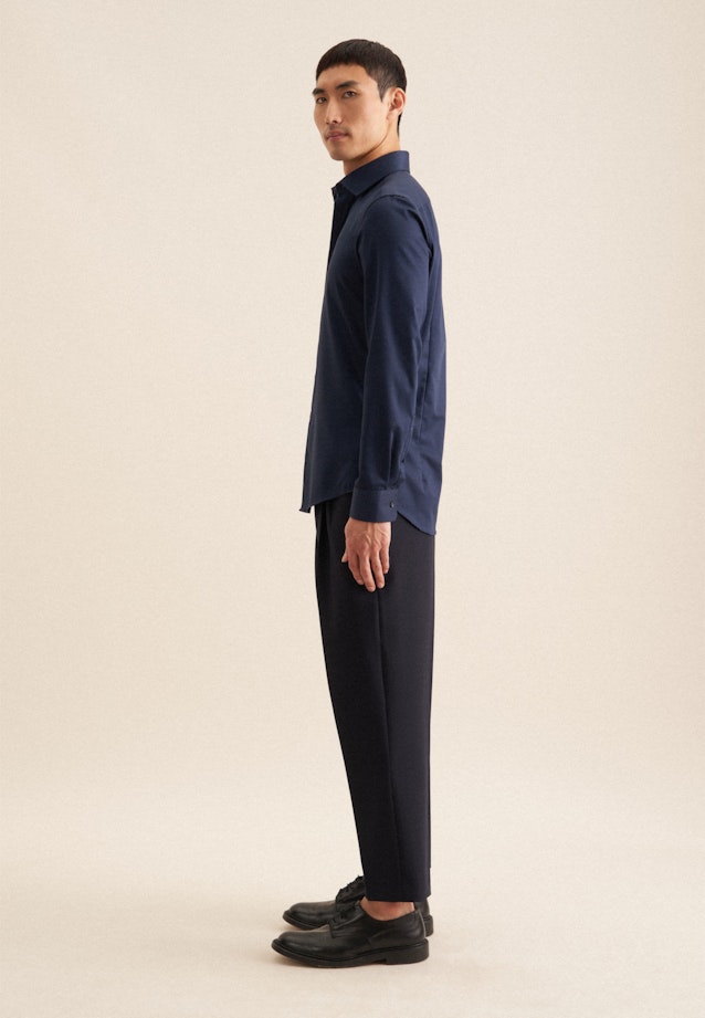 Slim Chemise d'affaires Uni in Bleu Foncé |  Seidensticker Onlineshop