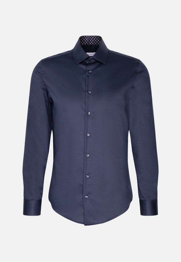Slim Chemise d'affaires Uni in Bleu Foncé |  Seidensticker Onlineshop