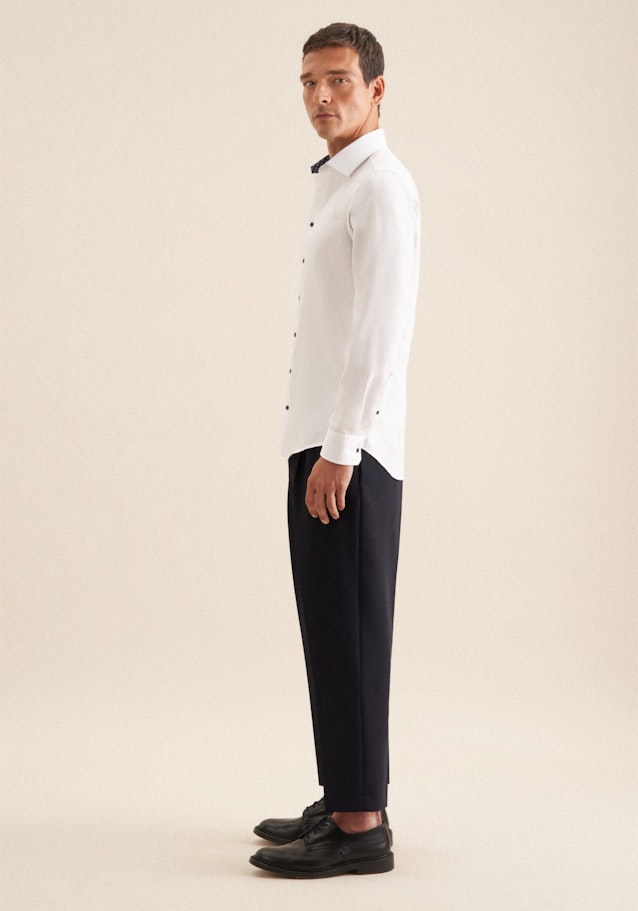 Slim Business Hemd Uni in Weiß | Seidensticker Onlineshop