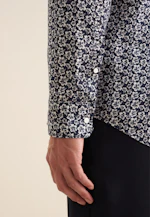 Regular Business Hemd Floral in Dunkelblau |  Seidensticker Onlineshop