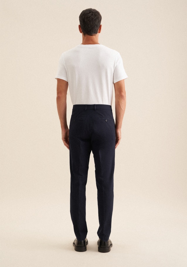 Chino Uni in Bleu Foncé | Seidensticker Onlineshop