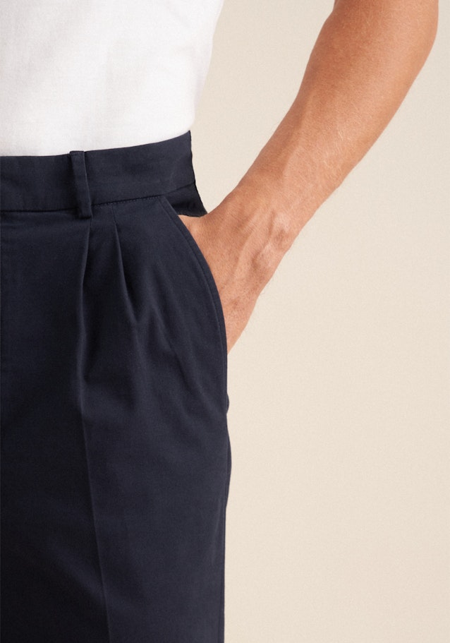 Chino Uni in Bleu Foncé | Seidensticker Onlineshop