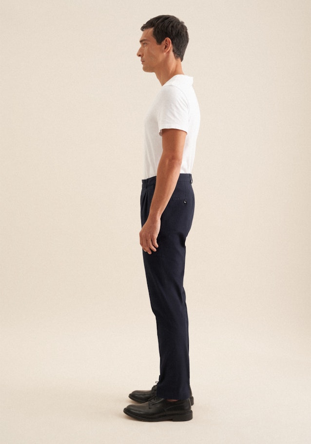 Chino Uni in Bleu Foncé | Seidensticker Onlineshop