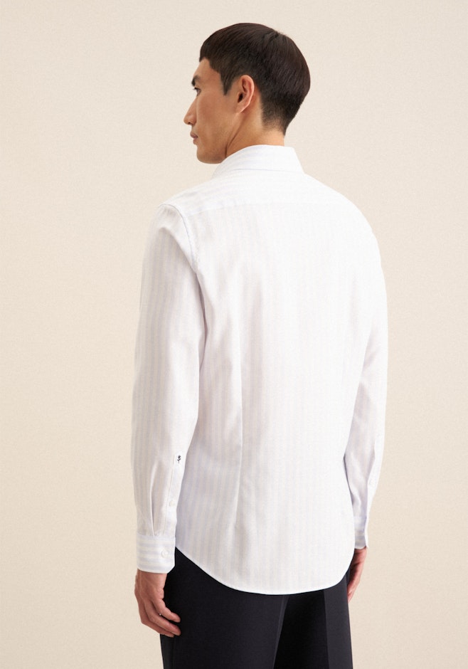 Slim Business Hemd Streifen in Hellblau | Seidensticker Onlineshop