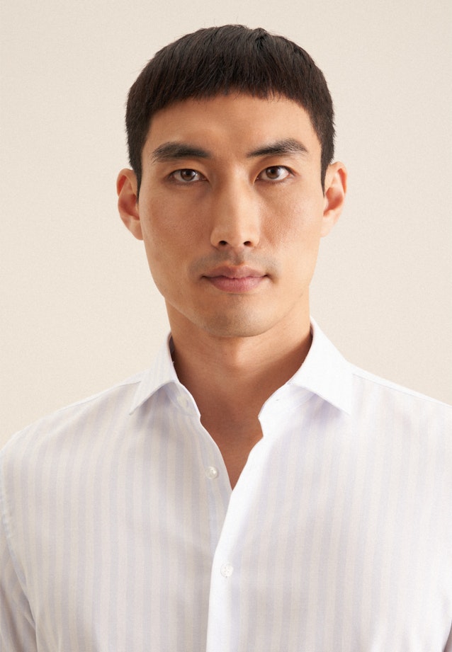 Slim Business shirt Stripe in Light Blue |  Seidensticker Onlineshop