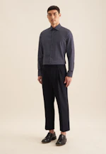 Slim Business shirt Print in Dark Blue |  Seidensticker Onlineshop