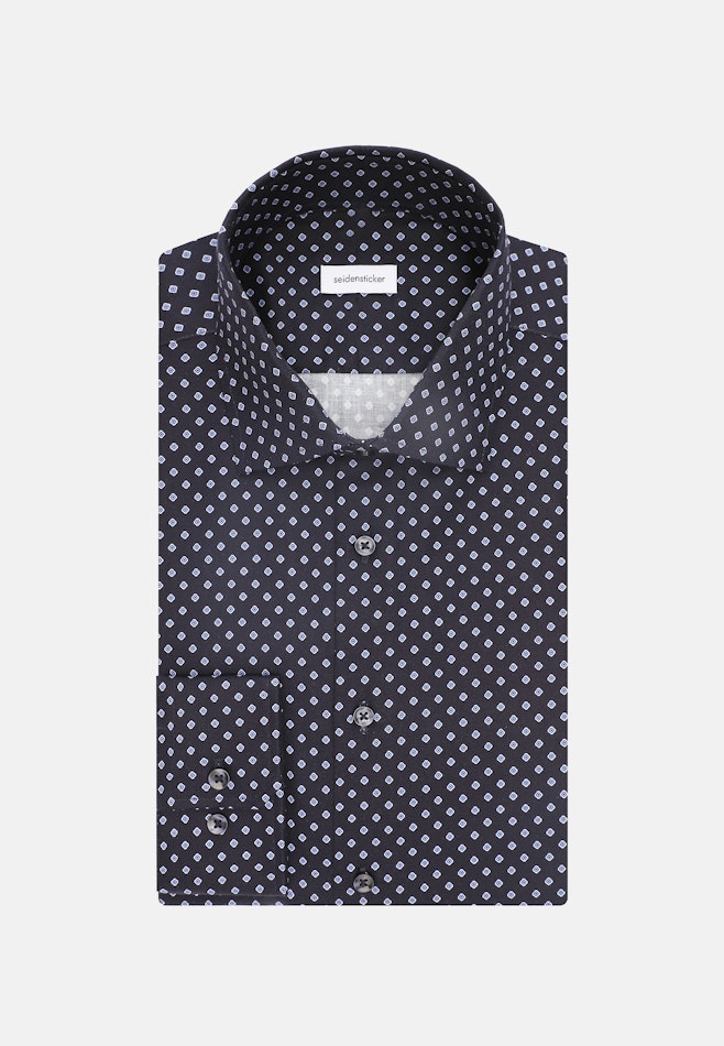 Slim Chemise d'affaires Imprimé dans Bleu Foncé | Boutique en ligne Seidensticker