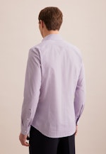 Slim Business Hemd Druck in Lila |  Seidensticker Onlineshop