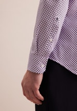 Slim Business Hemd Druck in Lila |  Seidensticker Onlineshop