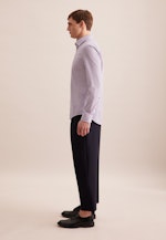 Slim Business Hemd Druck in Lila |  Seidensticker Onlineshop