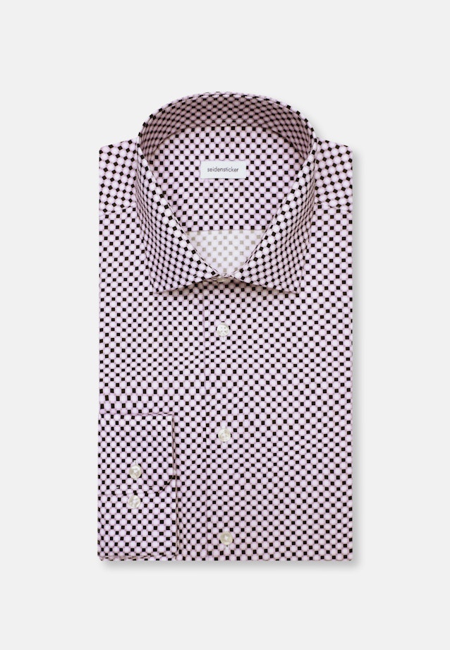 Slim Business Hemd Druck in Lila |  Seidensticker Onlineshop