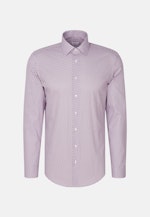 Slim Business Hemd Druck in Lila |  Seidensticker Onlineshop
