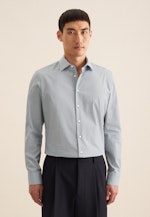 Slim Business Hemd Druck in Grün |  Seidensticker Onlineshop